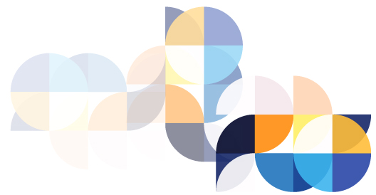 artistic element of circles and shapes