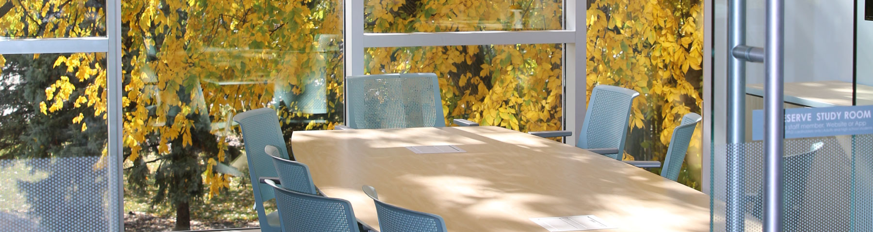 Conference room in the library.
